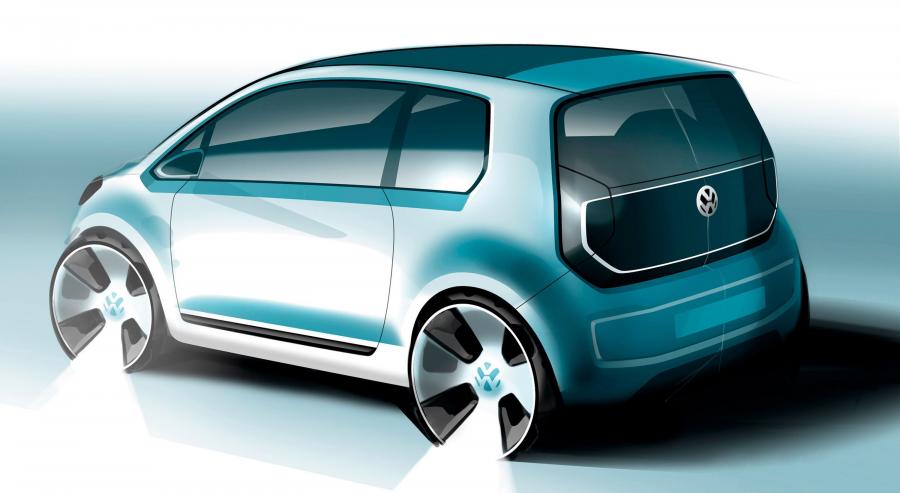  Volkswagen E-up! Concept 2009 года  (фото 2 из 33)